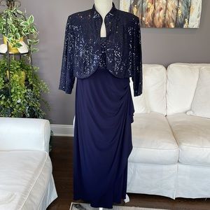 Alex Evenings formal two-piece dress, 14